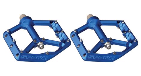Paire de Pédales Plates Spank Oozy Reboot Bleu