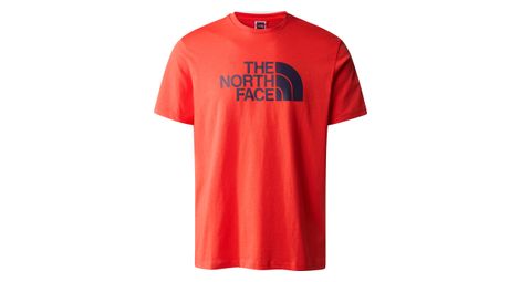 Camiseta para hombre the north face easy roja l