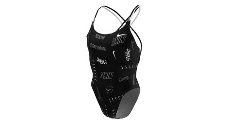 Nike swim modern spiderback dames 1-delig zwempak zwart