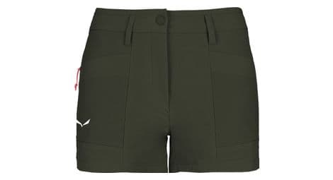 Pantalón corto salewa puez cargo caqui para mujer