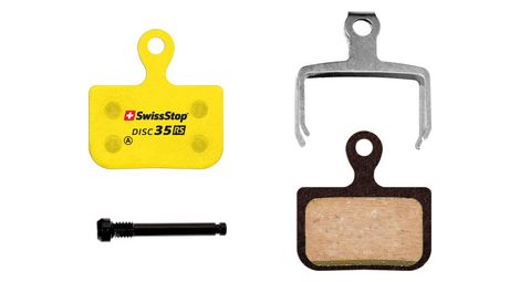 2x paar swissstop disc 35 rs organic brake pads für sram / avid bremsen