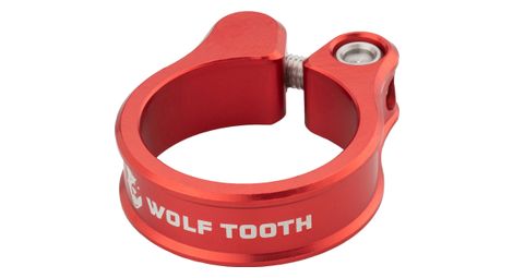 Abrazadera de tija de sillín wolf tooth rojo