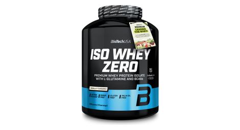 Iso whey zero (1816g) - biotech usa - vanille -  whey isolate