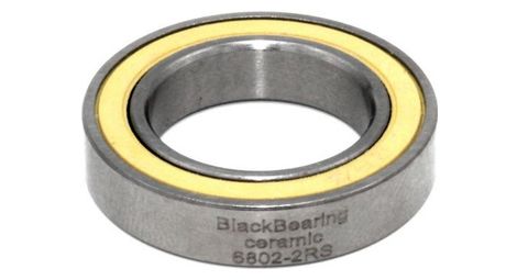 Black bearing ceramic 6802-2rs 15 x 24 x 5 mm