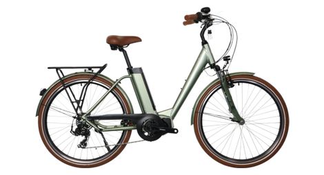 O2Feel Velo De Ville Electrique O2 Feel Ivog 3 1 Univ Shimano 7V Shimano Steps 400Wh Vert Jade T S 155 170Cm Produit Reconditionne
