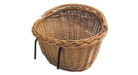 Panier à vélo 33 litres rotin marron