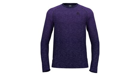 T-shirt manches longues odlo essentials seamless bleu foncé