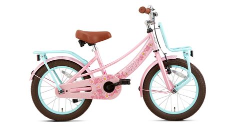 Velo enfant supersuper lola filles 16 pouces turquoise rose