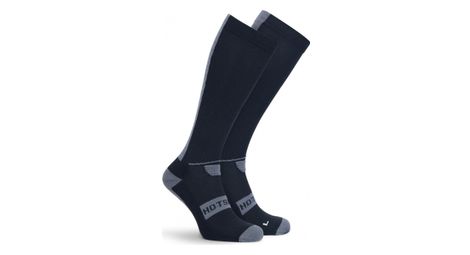 Spatz Hotsokz Long Winter Merino Socks Black Grey