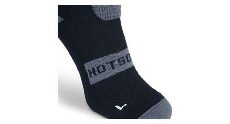 Spatz Hotsokz Long Winter Merino Socks Black Grey