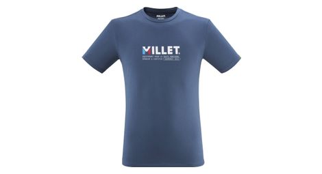 T-shirt millet millet bleu