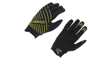 Gants longs vtt oakley drop in 2.0 noir/vert