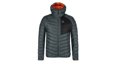 Men s montura pure duvet grey orange down jacket