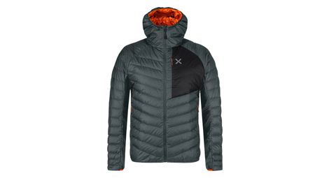 men s montura pure duvet grey orange down jacket