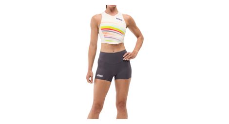 hoka race day fitted 2 5in shorts women s gray