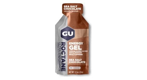 Gu energy gel roctane chocolate con sal marina 32g