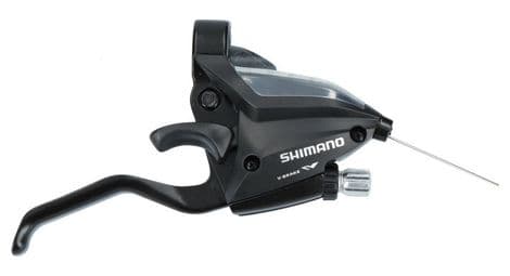 Shimano shifter/brake lever 8 vitesses st-ef500 for right - 2 fingers - noir