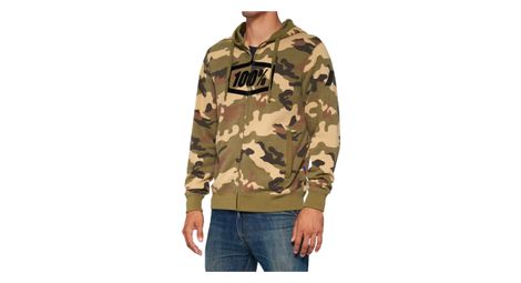 Sweat zippe 100 syndicate fleece camo