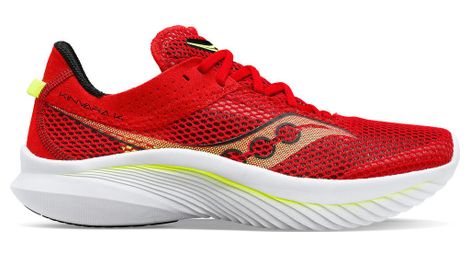 Chaussures de running saucony kinvara 14 rouge jaune