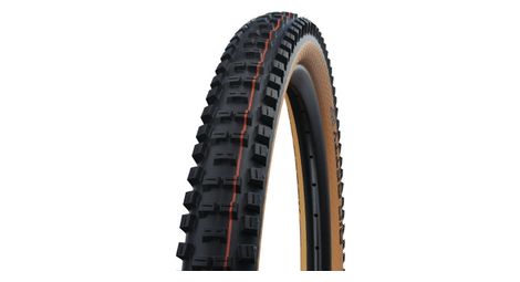 Pneu vtt schwalbe big betty 27.5 tubeless easy souple super gravity addix soft e-50 classic sidewall