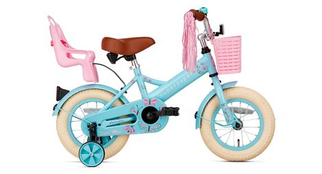Velo enfant supersuper little miss 12 pouces turquoise
