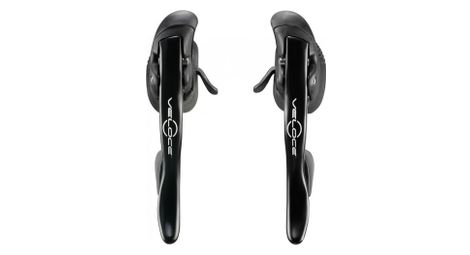 Coppia di leve campagnolo ergopower veloce power-shift 10v nero ep15-vlbxc