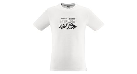 Camiseta de montaña mijo blanca