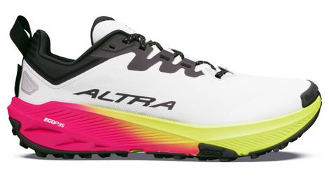 Scarpe da trail Altra Experience Wild 3+ Bianco/Rosa/Giallo da donna