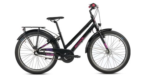 S’COOL chiX pro, vélo enfant, 3 vitesses, Orange/Pink