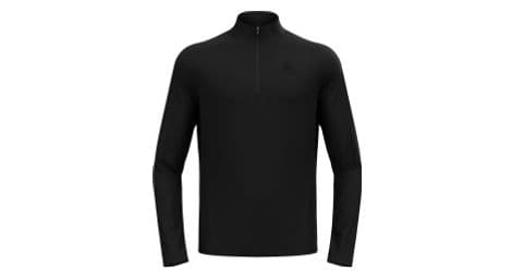 Odlo sueter essentials light 1 2 zip negro para hombre