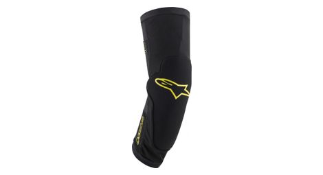 Alpinestars paragon plus knieschützer schwarz acid yellow s