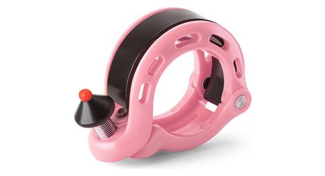 Sonnette de vélo en forme de q rose