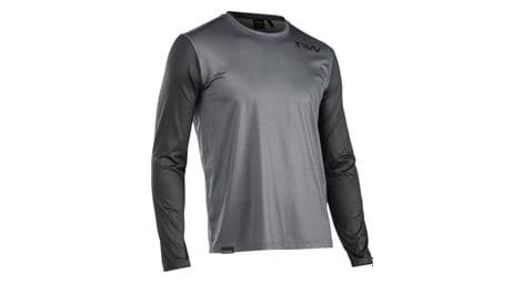 Northwave xtrail 2 langarmtrikot grau/schwarz s