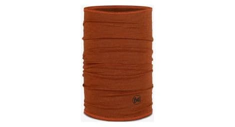 Tour de cou buff merino lightweight solid orange