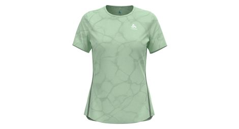 Odlo Zeroweight Engineered Chill-Tec Technisches T-Shirt für Damen Grün