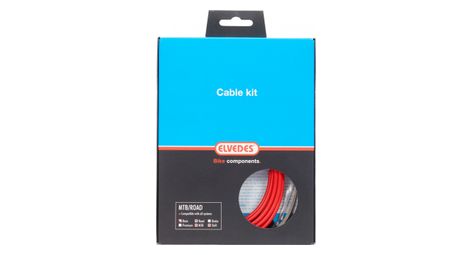 Cables de transmission elvedes basic cable kit rouge