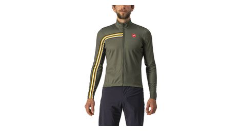 Castelli unlimited thermal khaki trui met lange mouwen