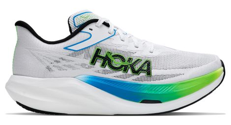 Scarpe da corsa Hoka Rocket X 3 Bianco/Verde/Blu Unisex
