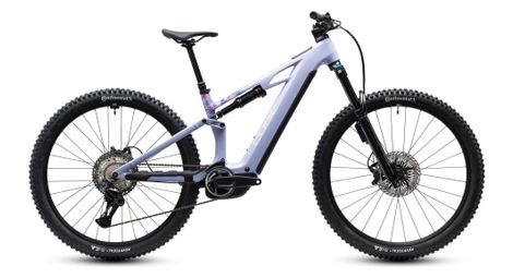 Bicicleta de montaña eléctrica con suspensión total Cube Stereo Hybrid One44 HPC SLX Evo 800 Shimano Di2 12 V 800 Wh Bosch 120 Nm 29'' Violeta Artline 2027