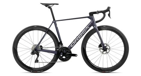 Vélo de route orbea orca m30iltd pwr shimano 105 di2 12v 700 mm bleu violet tanzanite carbon raw 2025