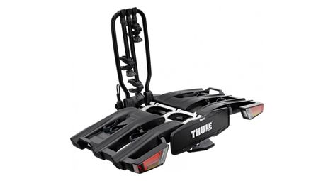 Porte-Vélos sur Boule d'Attelage Thule EasyFold XT Prise 13 Broches - 3 Vélos (Compatible E-Bikes) Noir