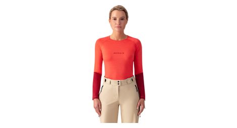 Baselayer a maniche lunghe da donna AYAQ Mefonna Merinos Arancione