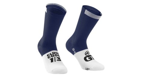 Chaussettes unisexe assos gt c2 bleu/blanc