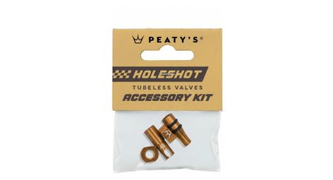 Bouchons de Valves Tubeless Peaty's V2 Holeshot Fast Flow Bronze Bourbon