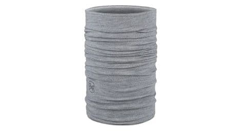 Tour de cou buff merino midweight melange gris