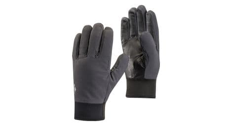 Guantes largos black diamond  strong midweight softshell   strong gris