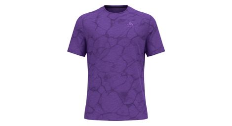 T-Shirt Technique Odlo Zeroweight Engineered Chill-Tec Violet Homme