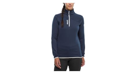 Polaire millet seneca 1/2 zip bleu femme