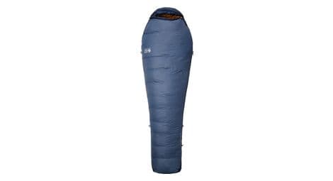 Saco de dormir mountain hardwear bishop pass -1c long blue regular - zip gauche