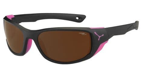 Lunettes cébé jorasses m noir rose matte - zone brown silver af